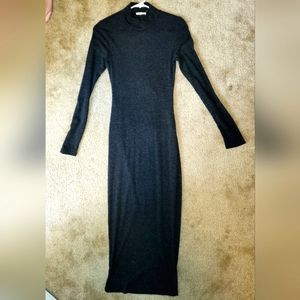 Open lower back maxi dress